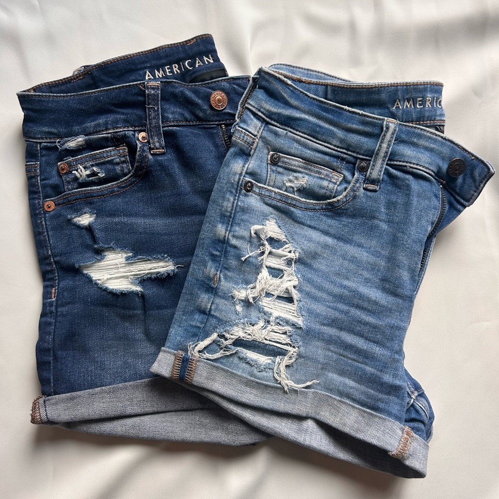 American Eagle Bundle! 2 Blue Denim Shorts